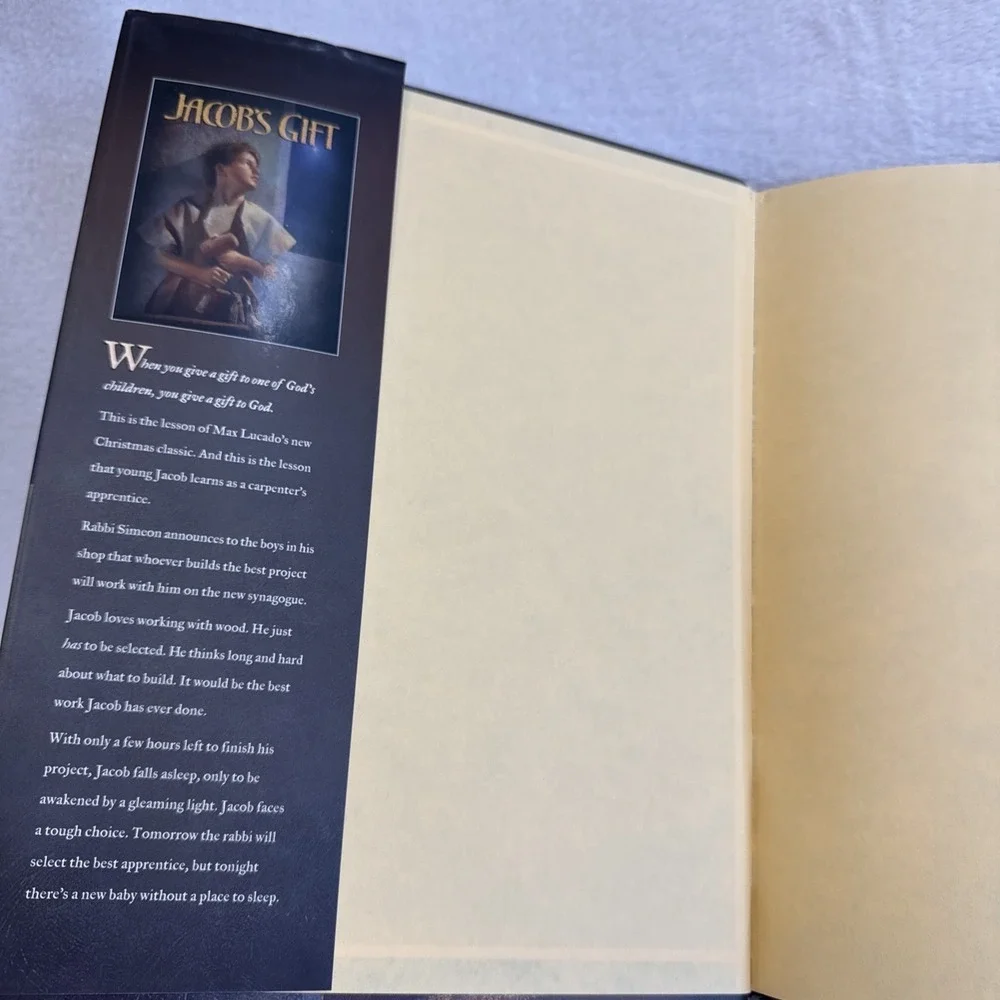 Jacobs Gift Max Lucado Illustrated by Robert Hunt Christian‎ Christmas Book